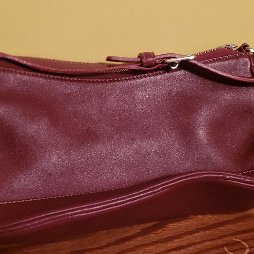 Coach vintage Hampton demi purse #7587 red lthr